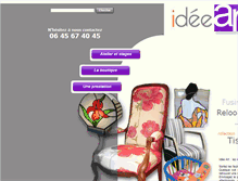 Tablet Screenshot of idee-art.com